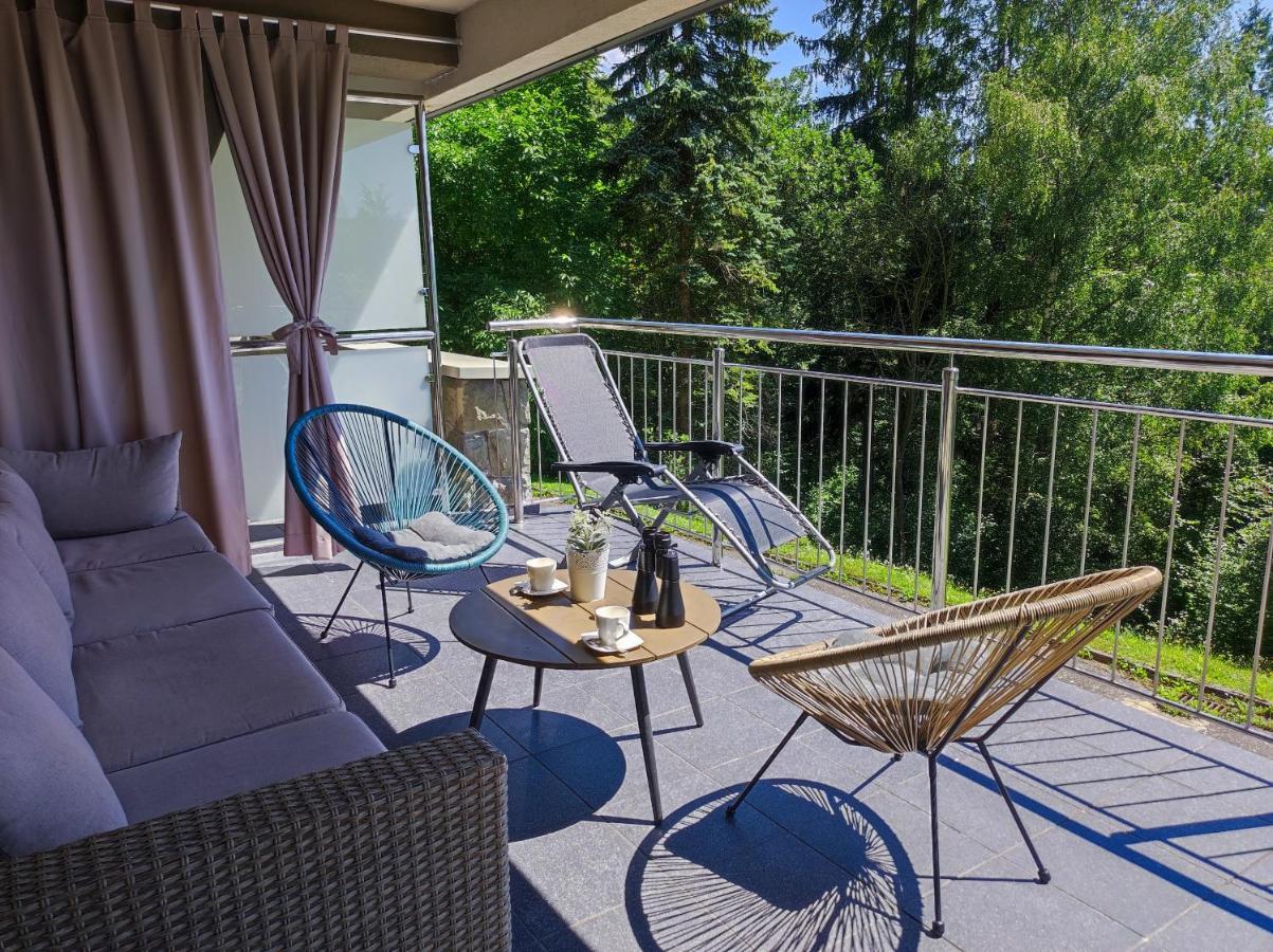 Apartament Widokowy Z Tarasem Bukowa Wisła Exteriör bild