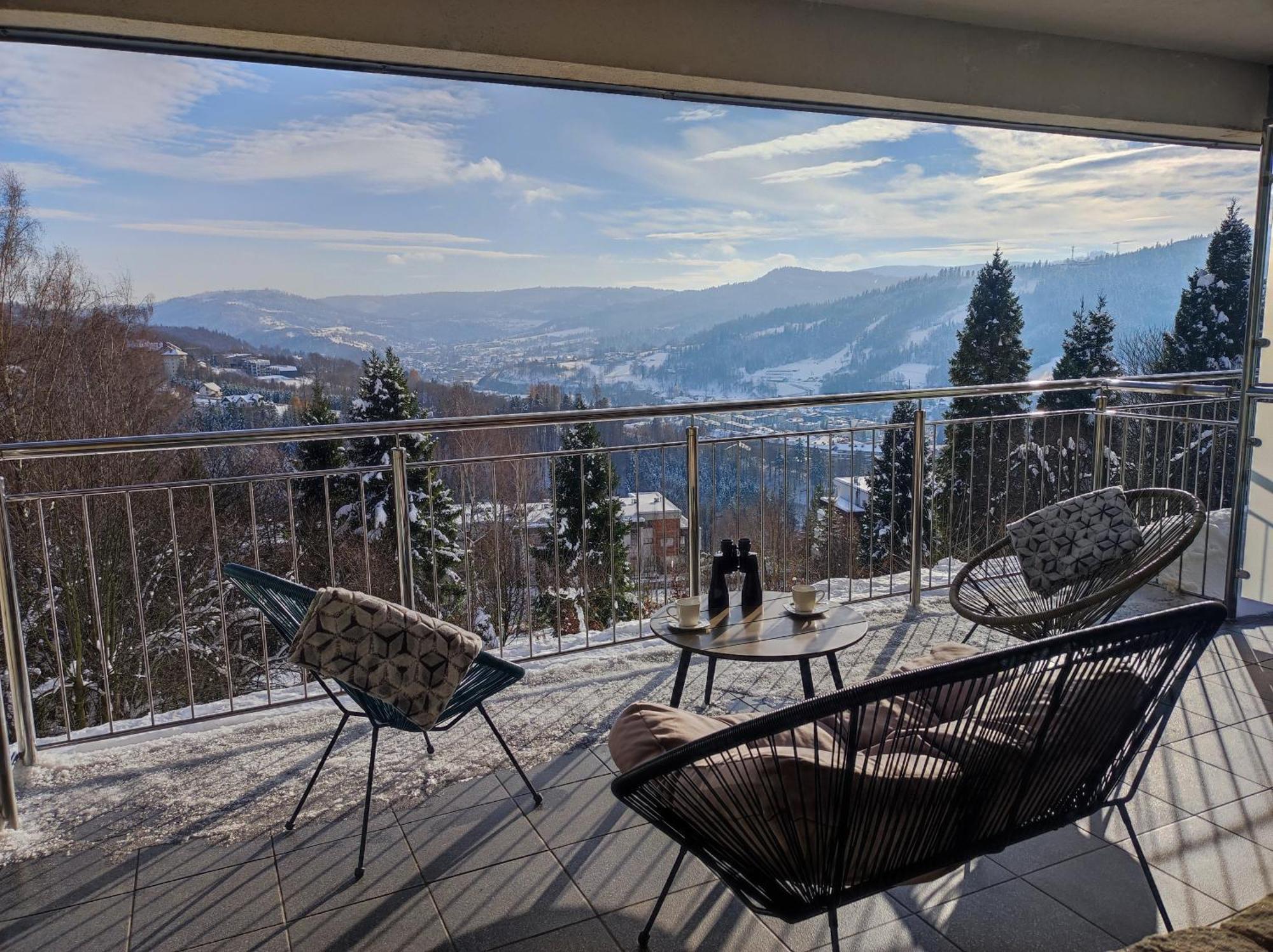 Apartament Widokowy Z Tarasem Bukowa Wisła Exteriör bild